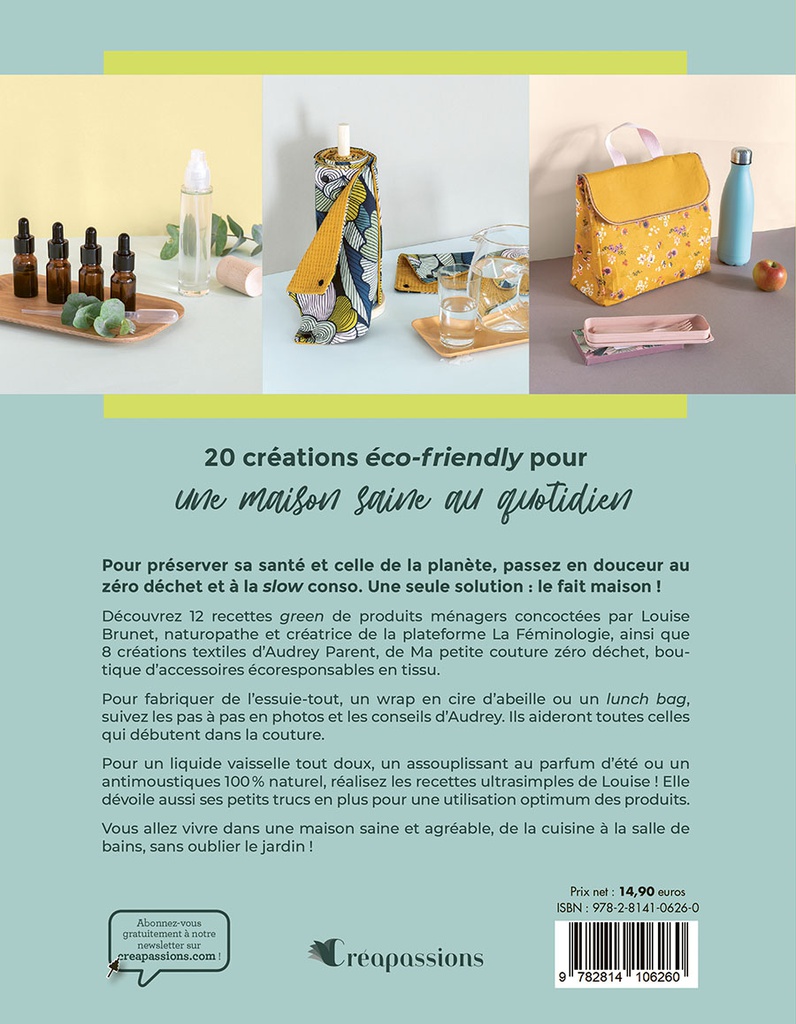 Tout pour la maison _ 20 projets pour un quotidien beau, pratique et zéro déchet